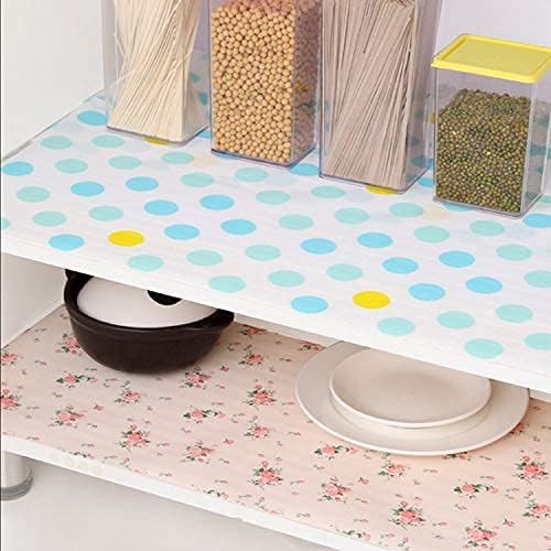 45*200cm ) – Polka Dot Refrigerator Mats Shelf Liners Fridge Mats Drawer Table (random Color)